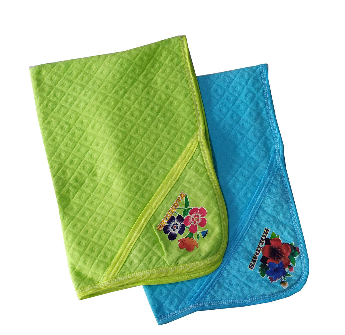 Joy New Born Baby 100% Soft Cotton Hooded Towel Small Pack of 2