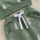Newbgclo Baby Boy Christmas Outfit Long Sleeve Santa Letter Sweatshirt Top Jogger Pants Sets 2Pcs Toddler Boy Winter Clothes (A-