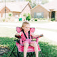 Baby Delight Go with Me Jubilee Deluxe Portable Chair | Indoor and Outdoor | Sun Canopy | Pink