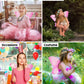 Mozlly Butterfly Wings - 2 Layer Butterfly Fairy Wings Costume For Kids, Halloween Butterfly Wings Costume Accessory, Cute Fairy