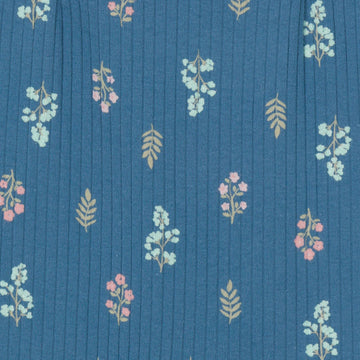 Gerber Baby Girls' Ruffle-Edge Romper, Garden Floral, 24 Months