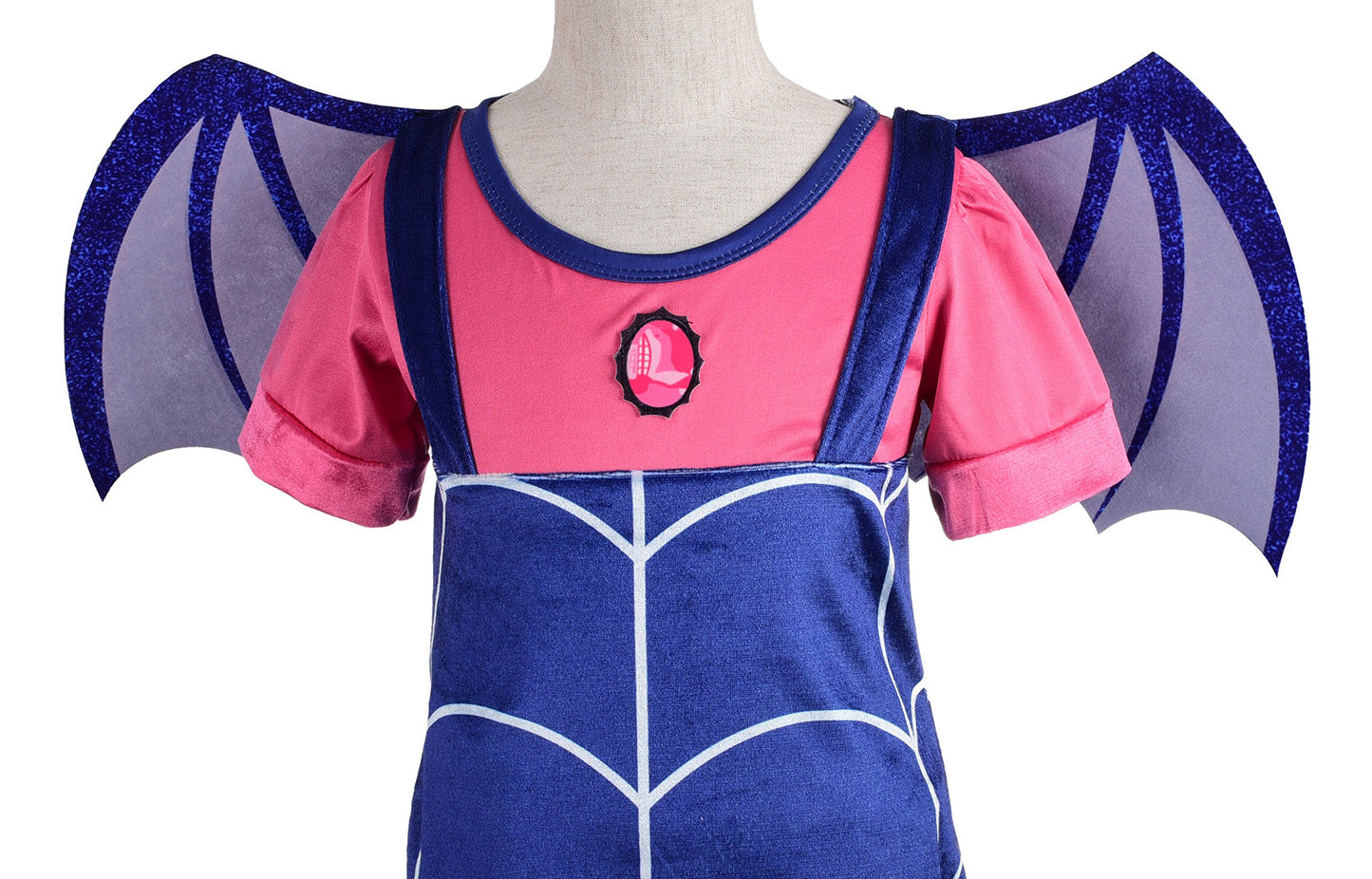 Dressy Daisy Toddler Girls Dress Up Boo-Tiful Halloween Costume Fancy Party Vampire Outfit Set with Headband Wings Size 2T to 3T