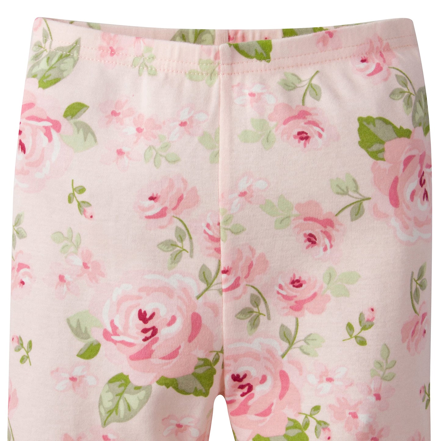 Gerberbaby Girlstoddler Snug Fit 4-Piece Pajama Setpink Rose18 Months