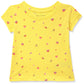 Gini & Jony BabyGirls Solid Regular TShirt (121246526208T Blazing Yellow(C317) 12M)