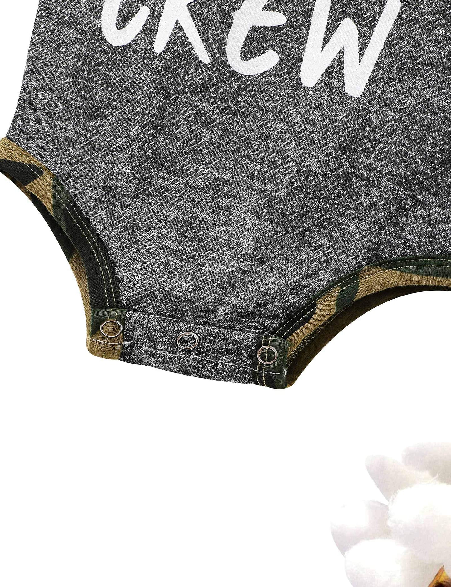 Fommy Baby Boy Clothes 3-6 Months Baby Boy Clothes New To The Crew Letter Print Hoodies+Camouflage Long Pants Camo 2Pcs Outfits
