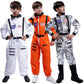 Maxim Party Supplies Kids Astronaut Space Suit Costume Cosplay Jumpsuit With Embroidered Patches And Pockets For Children And To