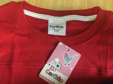 Coralup Toddler Boys Girls Unisex Cotton 2Pcs Clothing Playwear Set(5-6Y,Red Car)