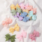 Doboi 40Pcs 2'' Baby Hair Bows Clips Fully Lined Grosgrain Boutique Solid Ribbon Mini Bows For Girls Teens Infants Kids Toddlers