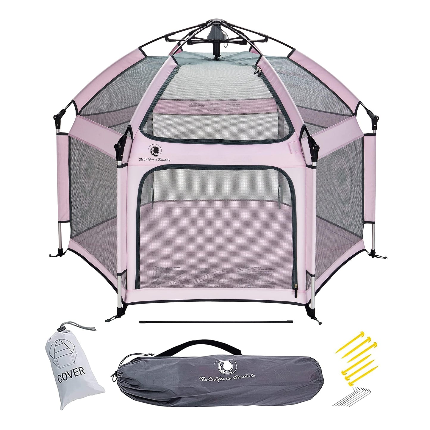 Pop 'N Go Playpen - Indoor & Outdoor Baby Playpen For Babies And Toddlers - Baby Beach Tent, Foldable, Portable W/Canopy, Travel
