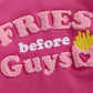 Toddler Baby Girl Boy Valentines Day Outfit Fries Before Guys Sweatshirt Shirt Long Sleeve Pullover Winter Clothes (A-R-Purple,