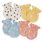 Grow By Gerber Baby Girls 4-Pack Mittens, Ivory,Yellow,Blue,Peach Pink, 0-3 Months