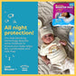 Sposie Booster Pads, Stop Overnight Diaper Leaks, Fits Sizes Newborn 1 2 3, No Adhesive for Sensitive Skin, 32 ct.