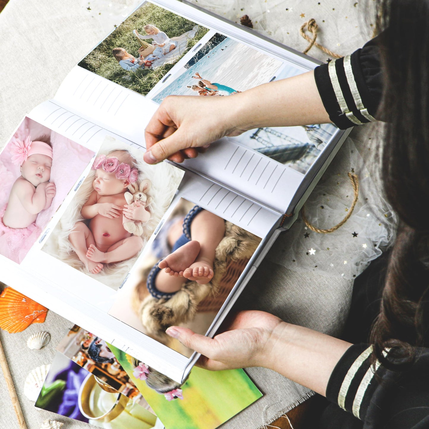 Holoary Baby Photo Album 4    X 6    300 Photos, Newborn Baby Keepsake Gifts For Baby Boy/Girl And New Parents, Woodland Animals