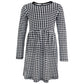Hudson Baby Baby Girls Cotton Dresses Casual Dress, Black Red Plaid, 12-18 Months Us