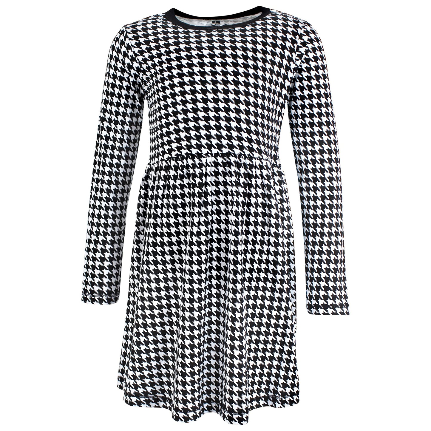 Hudson Baby Baby Girls Cotton Dresses Casual Dress, Black Red Plaid, 12-18 Months Us