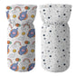 Novo Baby Cotton Soft Plush Baby Bottle Feeding Cover Tote Modern Bag Carrier Bag Bottle Cover With Strap Pack Of 2 (Daisy)