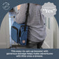 Dreambaby Grab N Go Travel Booster Seat - Portable Toddler High Chair For Dining (6M-5Y) With Storage & Shoulder Strap