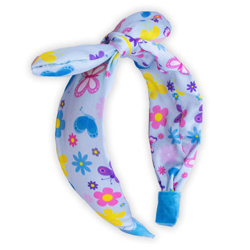 Frog Sac Rabbit Ear Headband For Girls, Knotted Toddler Bow Headbands For Kids, Cute Child Butterfly Knot Hair Bands For Toddler