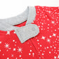 Honestbaby Sleep And Play Footed Holiday Pajamas One-Piece Sleeper Zip-Front Organic Cotton Pjs Baby Boys, Girls, Unisex, Twinkl