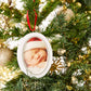 Pearhead Babyprints Double-Sided Christmas Photo Ornament With Clean Touch Ink Pad, Newborn Handprint Or Footprint Kit, 2 Sided
