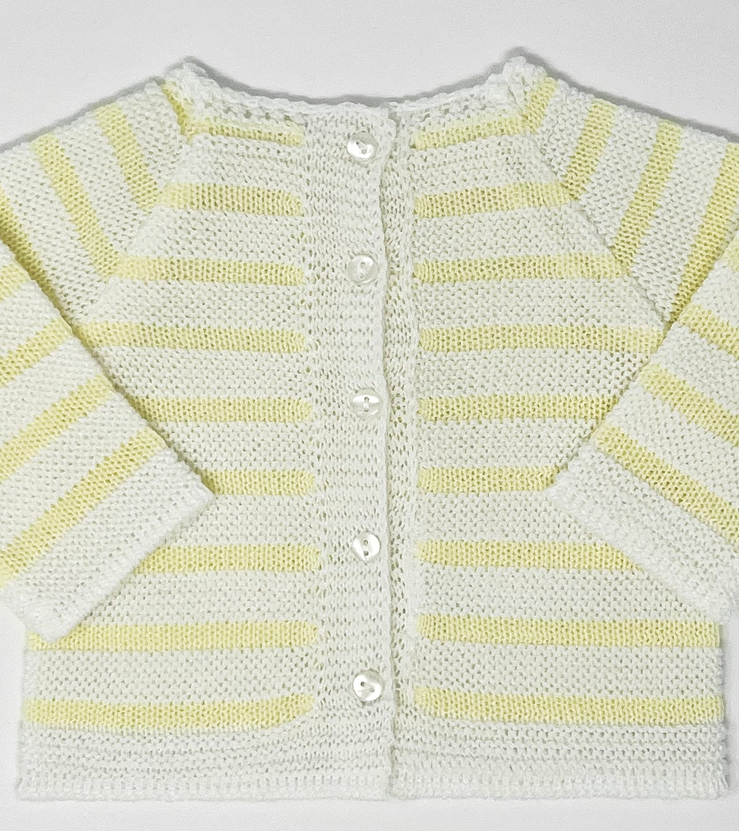 Escalett Layette Newborn Baby Knitted Clothes Set, Coming Home Infant Knit Outfit For Boys And Girls (6210, Yellow, 3M)