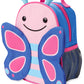 Skip Hop Toddler Backpack Leash, Zoo, Butterfly