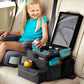 High Road CarHop Car Organizer for Kids and Passenger Seat Organizer for Adults - Road Trip Cooler with Car Cup Holder Tray and