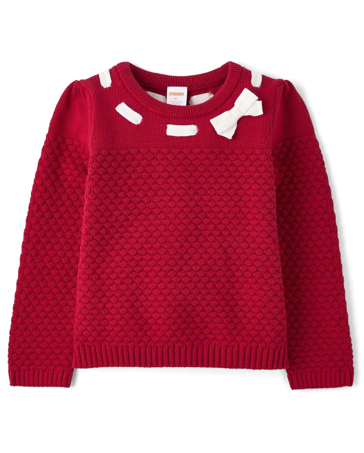 Gymboree,And Toddler Long Sleeve Sweaters,Holiday Red,4T