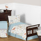 Sweet Jojo Designs Grey, Green And Brown Playmat Tummy Time Baby And Infant Play Mat For Woodland Animal Toile Collection
