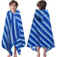 Voova & Movas Hooded Towels For Kids (38Years,27.5X55),100% Cotton Absorbent Soft Towel Wrap For Toddler Boys,Perfect For Bat