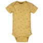 Gerber Unisex Baby 8-Pack Short Sleeve Onesies Bodysuits And Toddler T Shirt Set, Tiger Green, 6-9 Months Us