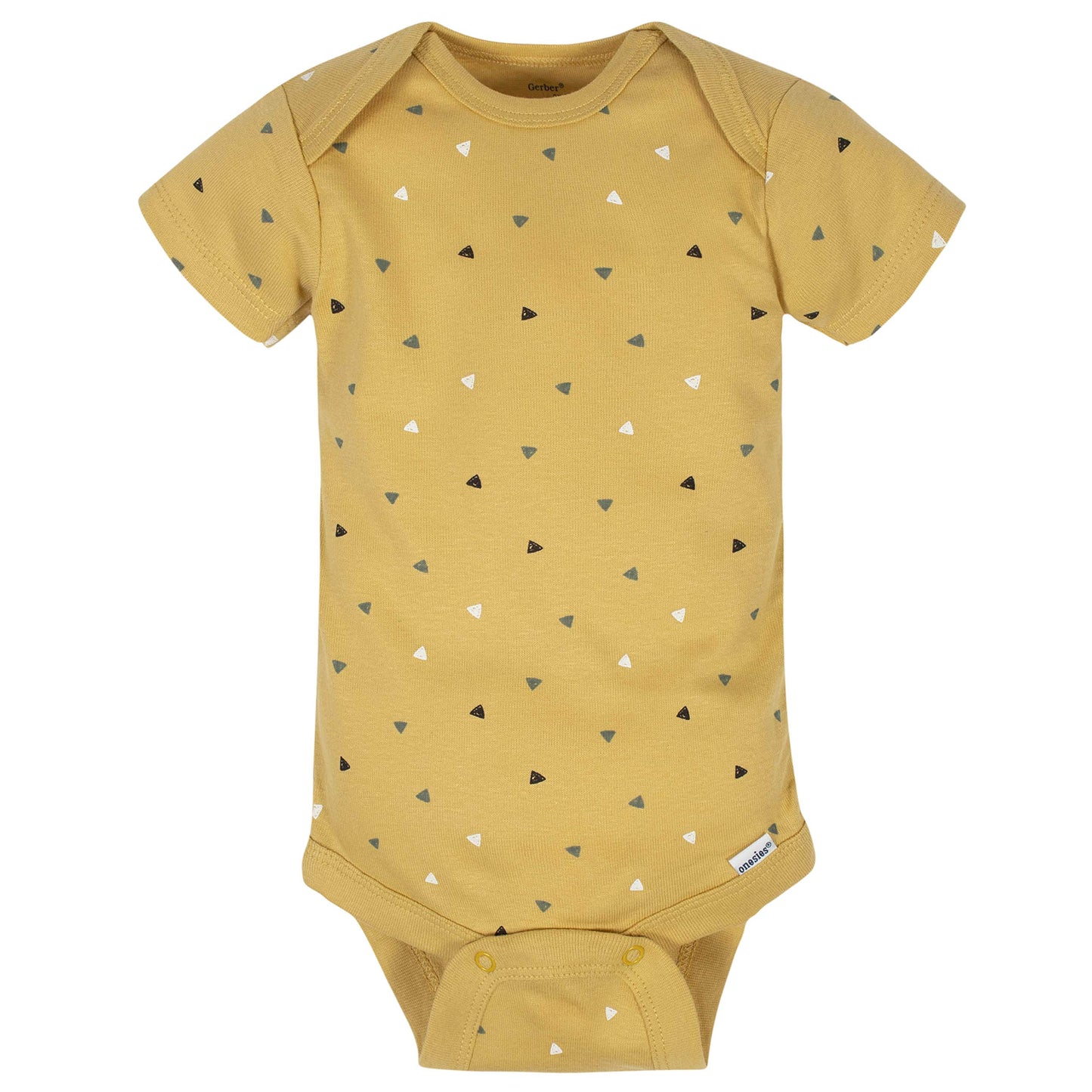 Gerber Baby Boy'S 8-Pack Short Sleeve Onesies Bodysuits, Tiger Green, 12 Months
