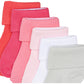 Luvable Friends Unisex Baby Newborn And Baby Socks Set, Coral Pink, 6-12 Months