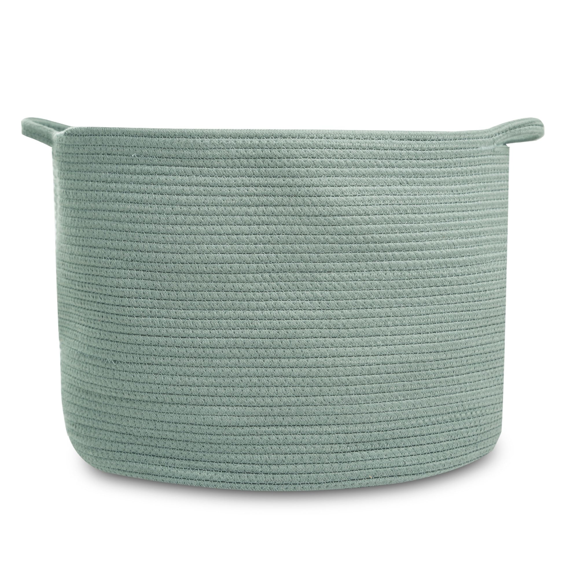 Natemia Rope Storage Basket- Nursery Bin And Toy Organizer (20   X20   X14   ), Laundry Basket, Basket For Towels, Pillows And B