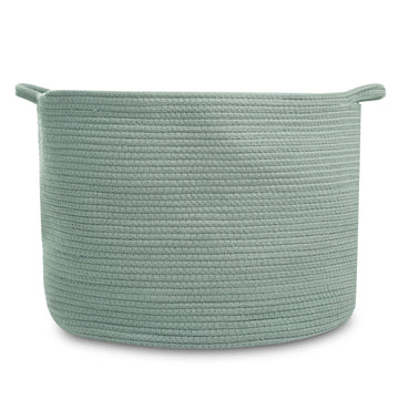 Natemia Rope Storage Basket- Nursery Bin And Toy Organizer (20   X20   X14   ), Laundry Basket, Basket For Towels, Pillows And B