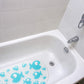Bizzu Large Non-Slip Baby Bath Mat With Strong Suction Cups, Baby Bath Tub Time Essentials, Blue Fish