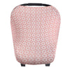 Baby Car Seat Cover Canopy And Nursing Cover Multi-Use Stretchy 5 In 1 Gift'Star' By Copper Pearl