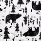 Lamaze Organic Baby Baby Boys Footed Sleeper, Sleep N Play, Black Bears And Trees, 9M