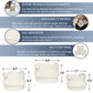 Naturalcozy 3-Piece Decorative Storage Basket Set - Cotton Rope Woven Baskets For Organizing! Small Basket For Nursery Baby Stuf