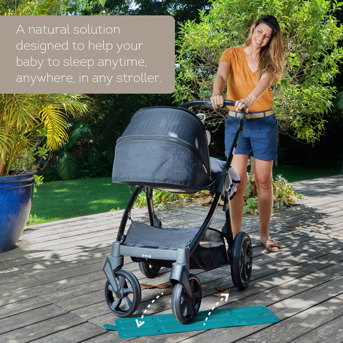 Taf Toys Baby Rocker Will Put Your Baby To Sleep In No Time. Portable Baby Stroller Rocking Mat. Stroller Soother - Shusher Baby