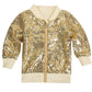 Cilucu Kids Jackets Girls Boys Gold Sequin Zipper Coat Jacket For Toddler Long Sleeve Clothes 7-8T