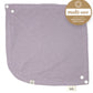 Kishu Baby Indi Gots Organic Infinity Scarf Bib - 4-Way Reversible, 8 Layer Muslin Drool Bib (Lavender)