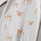 Owlivia Organic Cotton Baby Boy Girl Zip Up Sleep N Play, Footless, Long Sleeve(0-3 Months, Pink Deer)