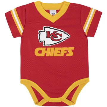 Nfl Kansas City Chiefs Team Jersey Bodysuit, Redgold Kansas City Chiefs, 18 Months