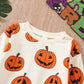 Mozikqin Baby Boy Girl Halloween Outfit Pumpkin Oversized Sweatshirt Romper Crewneck Pullover Sweater Onesie Fall Clothes (Pumpk