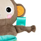 Bright Starts Pull, Play & Boogie Musical Activity Toy for Stroller - Monkey - Unisex, Newborn +