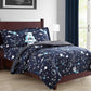 Sapphire Home 8 Piece Space Navy Full Bedding Set For Boys, Bed In A Bag, Kids Comforter Set With Bed Sheets, Pillow Case, Toy P