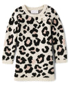 The Children'S Place,Baby-Girls,And Toddler Long Sleeve Sweater Dress,Leopard,3 Years
