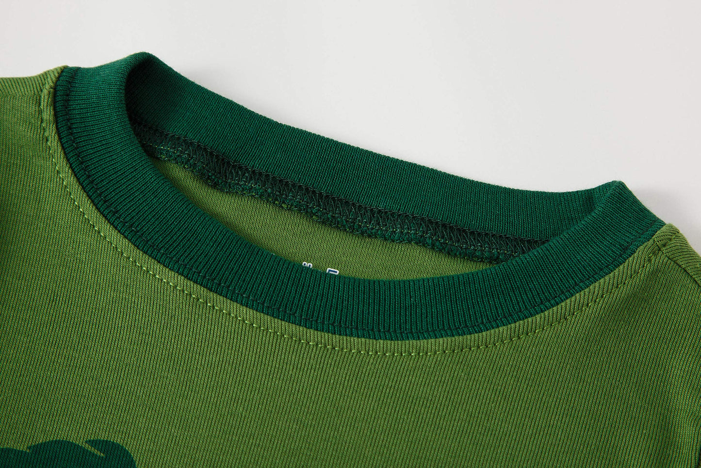 Family Feeling 4 Piece Baby Girls Boys Long Sleeve Dinosaur Green Blue Pajamas Sets 100% Cotton Pyjamas Toddler Infant Kids 18-2