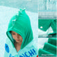 Joiedomi Dinosaur Hooded Towels For Kids - Soft 100% Cotton Kids Beach Towel - 30' X 50' For 3-10 Years Boy Girl - Beach Hoode